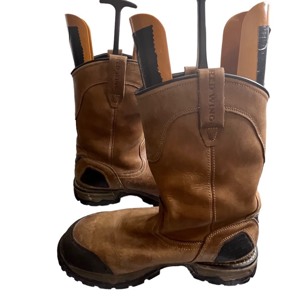 Red Wing 4448 flexforce Waterproof Pull-On steel toe Work Safety boots size 13 - Picture 6 of 16